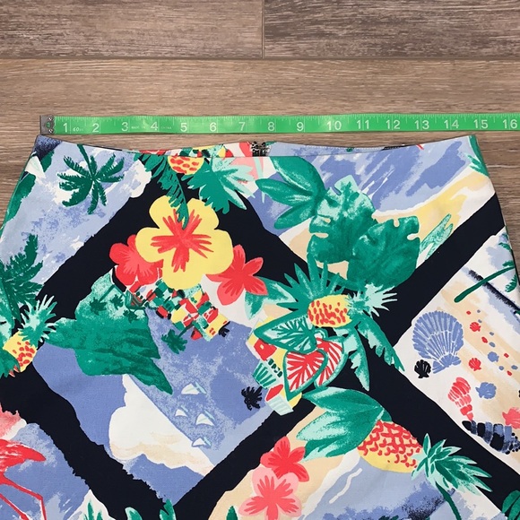 Island pineapple Floral short Skirt 🌺 - Picture 4 of 7